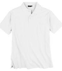 Redfield grote maat poloshirt korte mouw uni wit