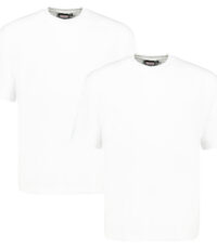 Adamo t-shirt grote maat korte mouw ronde hals wit