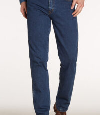 Grote maat Wrangler Texas dark stonewash stretch jeans