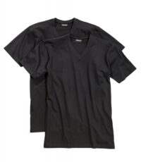 Redfield grote maat v-hals t-shirt zwart