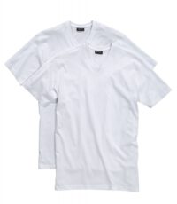 Redfield grote maat t-shirts korte mouw wit v-hals