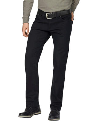 Pionier grote maat casual jeans zwart model Peter