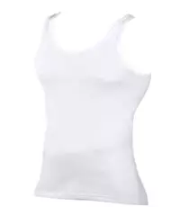 Kapart grote maat onderhemd singlet wit