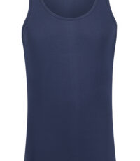 Kapart grote maat heren singlet onderhemd donkerblauw
