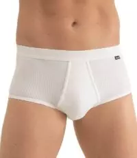 Kapart grote maat slip met gulp wit