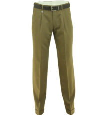 Club of comfort lengte maat stretch bandplooi pantalon lichtbeige