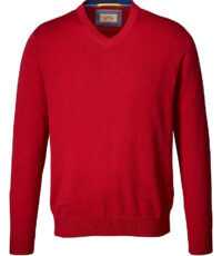 Camel active grote maat v-hals trui rood