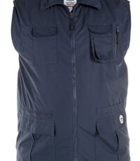 D555 grote maat zomer bodywarmer donkerblauw