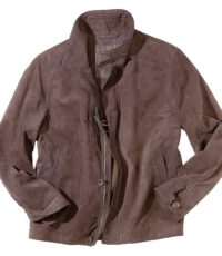 Jupiter grote maat blouson jack donkerbruin supremo suede optiek