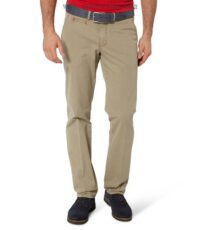 Club of comfort 38inch beenlengte maat stretch chino donkerbeige
