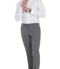 Club of comfort grote maat stretch pantalon grijs