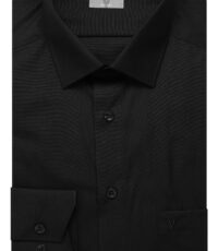 Marvelis grote maat overhemd zwart strijkvrij