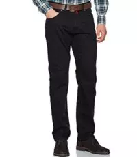 Pierre Cardin 5 pocket lengte maat jeans stretch zwart