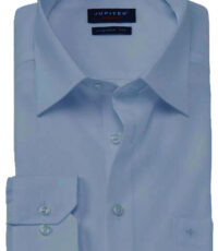 Jupiter grote maat overhemd lange mouw lichtblauw strijkvrij