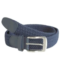 D555 extra lange grote maat stretch riem blauw