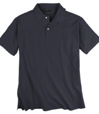 Redfield grote maat poloshirt korte mouw uni donkerblauw