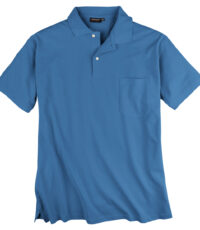 Redfield grote maat poloshirt korte mouw uni blauw