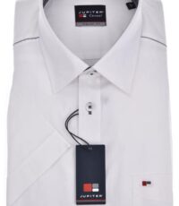 Jupiter grote maat overhemd korte mouw wit