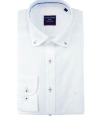 Casa Moda overhemd 72cm extra lange mouw wit kraag button down
