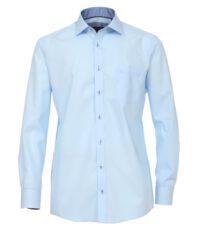 Overhemd Casa Moda 72cm extra lange mouw blauw strijkvrij