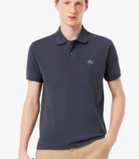 Grote maat Lacoste poloshirt korte mouw donkerblauw