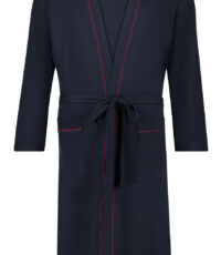 Adamo grote maat kamerjas donkerblauw met ceintuur 3XL t/m 8XL