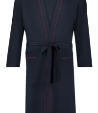 Adamo grote maat kamerjas donkerblauw met ceintuur 3XL t/m 8XL