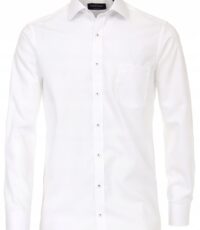 Casa Moda overhemd mouwlengte7 uni wit strijkvrij