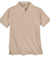 Redfield grote maat poloshirt korte mouw uni beige