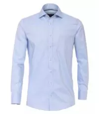 Casa Moda grote maat overhemd lange mouw lichtblauw strijkvrij