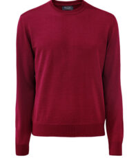 Marz grote maat trui ronde hals bordeauxrood