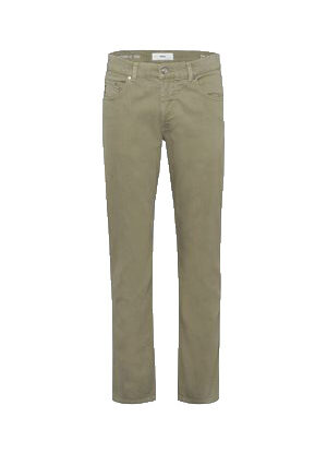 Pierre Cardin 5 pocket casual lengte maat stretch jeans olijfgroen