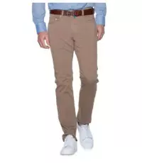 Pierre Cardin grote maat casual 5 pocket stretch jeans beige