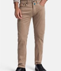 Pierre Cardin grote maat future flex casual 5 pocket stretch jeans beige