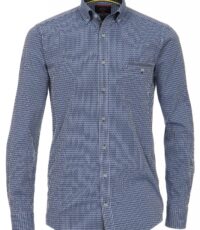 Casa Moda grote maat overhemd lange mouw donkerblauw button down