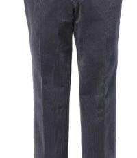 Luigi Morini grote maat stretch ribcord pantalon antracietgrijs