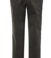 Luigi Morini grote maat stretch ribcord pantalon groen