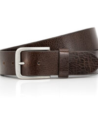 bruine extra lange lederen riem 4cm breed