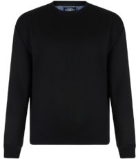 Kam sweater ronde hals zwart
