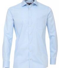 Casa Moda grote maat overhemd lange mouw blauw fantasie