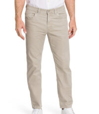 Pioneer grote maat casual stretch jeans lichtbeige Thomas