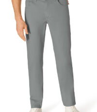 Pioneer grote maat casual stretch jeans lichtgrijs model Thomas