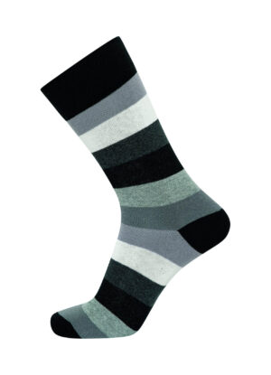 Claudio heren sokken in maat 40-47 zwart wit en grijs