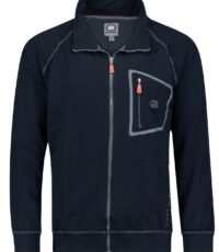 Adamo grote maat sweatvest donkerblauw