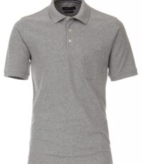 Casa Moda grote maat poloshirt grijs