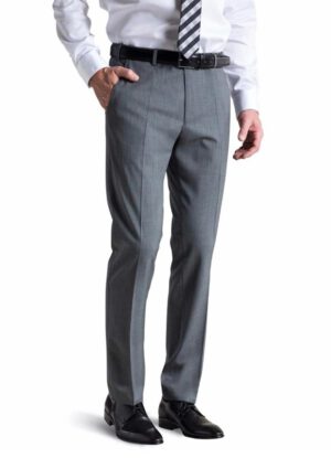 Meyer lengte maat stretch pantalon grijs