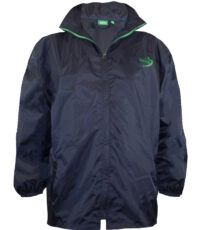 D555 grote maat regenjas donkerblauw