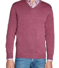 Maerz grote maat trui V-hals blush