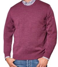 Maerz grote maat trui ronde hals blush