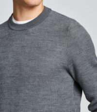 Maerz grote maat trui ronde hals grijs